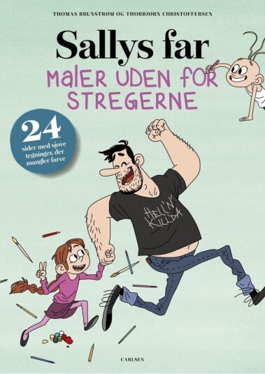 Sallys Far Malebok Utenfor Strekene 4+ År 24 Sider