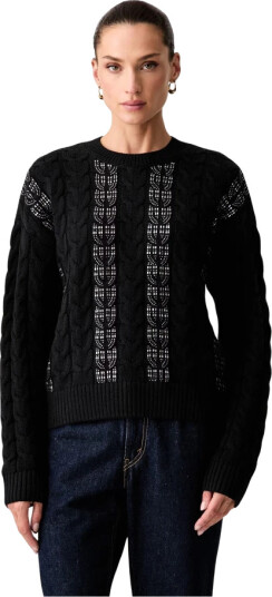 Guess Dame Strikkevarer Svart M, Guess Dame Strikkevarer Svart M,
