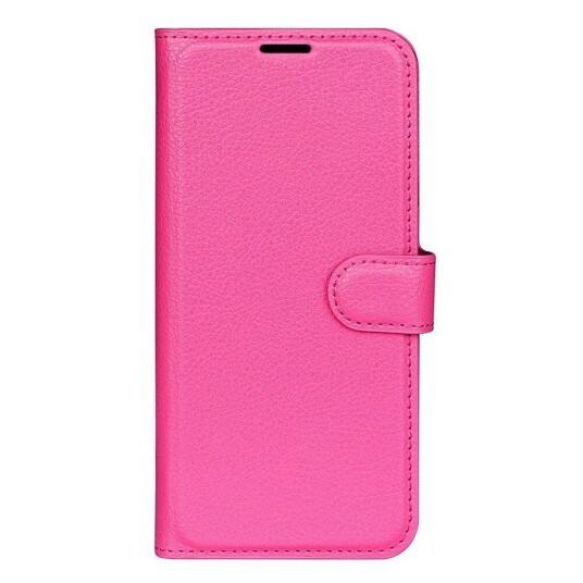 INCOVER Samsung Galaxy A14 (5G) PU Litchi Skin Flip Deksel med Lommebok - Pink