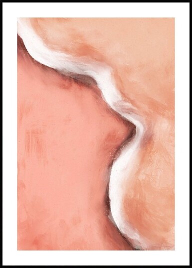Gentle Curves Plakat / 70x100cm