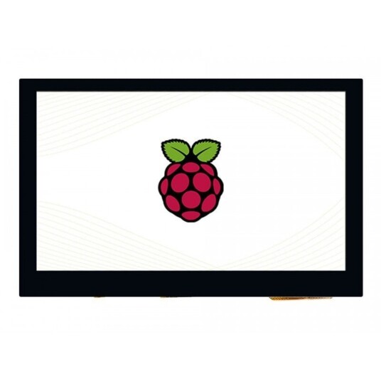 4,3" kapasitiv berøringsskjerm for Raspberry Pi IPS LCD 800x480px DSI