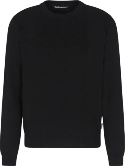 Emporio Armani EA7 Herre Strikkevarer Svart M,