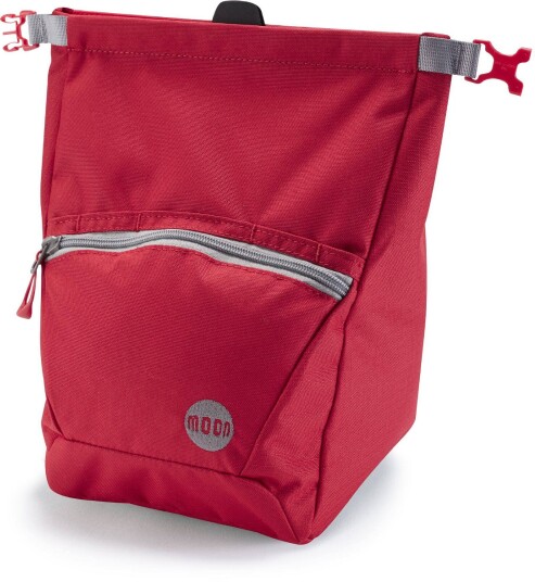 Moon Climbing Moon Bouldering Chalk Bag true red