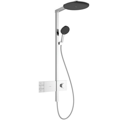 Hansgrohe Raindance Alive S Showerpipe dusjsett, vannsparende, krom Hansgrohe Raindance Alive S Showerpipe dusjsett, vannsparende, krom