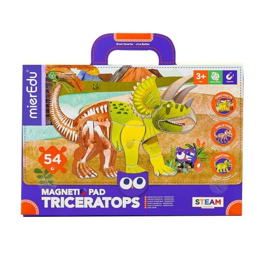 mierEdu Magnetic Pad Triceratops ME0545