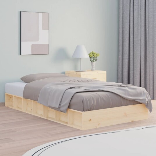 vidaXL Sengeramme 90x190 cm 3FT Single heltre vidaXL Sengeramme 90x190 cm 3FT Single heltre