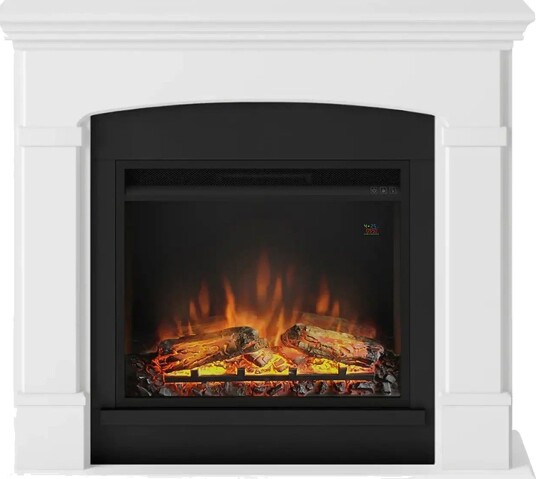 Tagu Helmi Tradisjonell Elektrisk Peis - Hvit (ELP-50-412-Powerflame1)