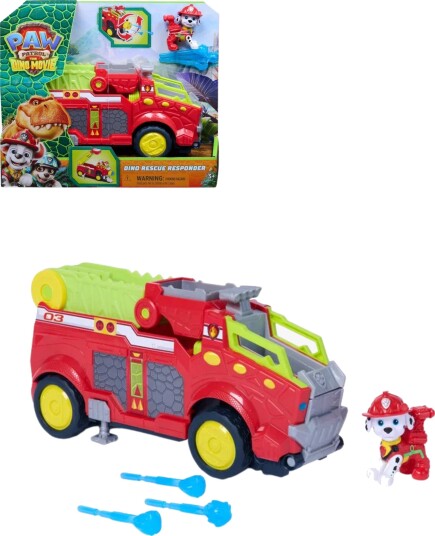 Paw Patrol Bil Dino Redningsmannskap Filmen Dino Paw Patrol Onesize Bil Gul Rød
