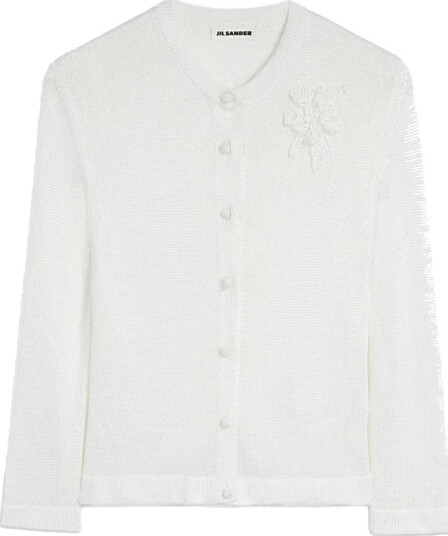 Jil Sander Dame Strikkevarer Hvit S,