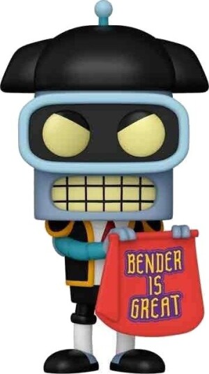 Northix Futurama Bender Pop-figur samleleketøy 4-tommers størrelse