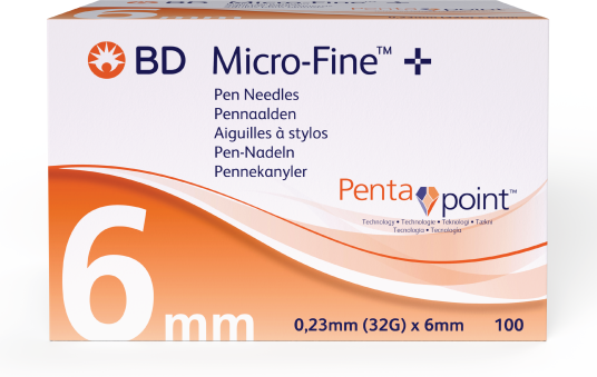 BD Micro Fine+ Pennekanyler 100 stk. BD Micro Fine+ Pennekanyler 100 stk.