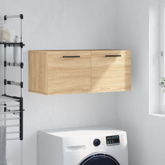  Veggskap sonoma eik 80x36,5x35 cm konstruert tre 8720845949440