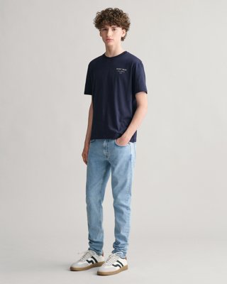 Gant Jeans i slim fit til gutter LIGHT BLUE 146