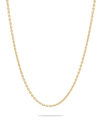 Tom Wood Jewellery Anker Chain Gold Smykke Gull unisex 17,0 inch