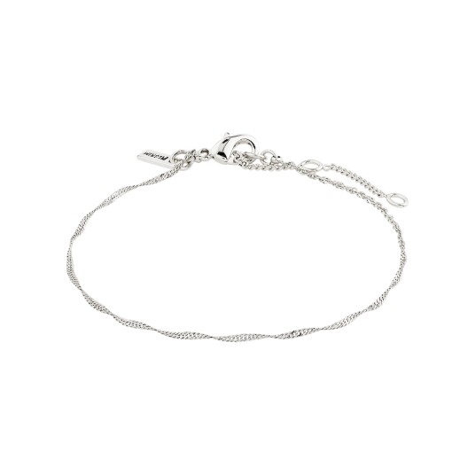 Pilgrim PERI twirl armbånd sølvbelagt