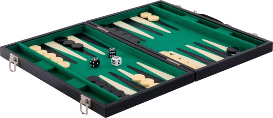 Natural Games Backgammon Kunstskinn 41,7x25,1 cm Natural Games Backgammon Kunstskinn 41,7x25,1 cm