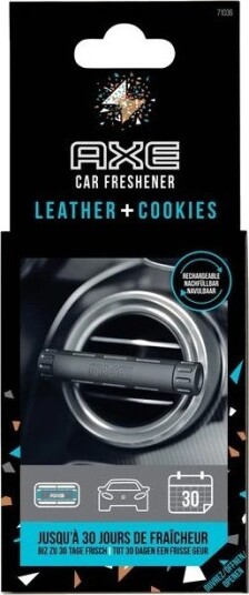 AXE Leather & Cookies Luftrenser Svart/S??lv Aluminiumsholder + 2 pinner