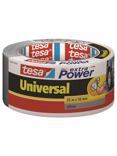 tesa Duct Tape extra Power Universal 25m x 50mm Grey