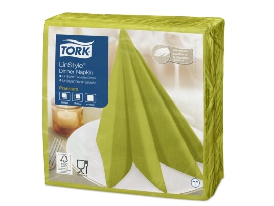 Serviet Tork Linstyle 39X39 Cm Pistacie,50 Stk/Pk