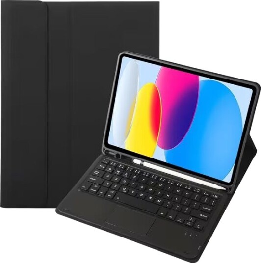 Tastaturveske med stativ for iPad 10-Gen 10.9 2022 - Svart