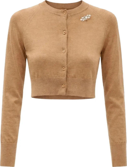 Simone Rocha Dame Strikkevarer Beige M, Simone Rocha Dame Strikkevarer Beige M,