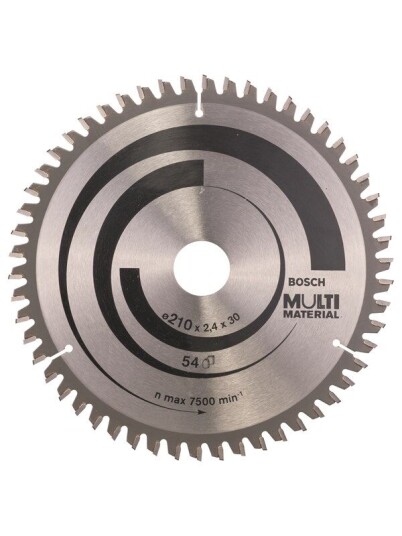 Bosch Multi Material Sirkelsagblad 210 mm med 54 Tenner for Multibruk Bosch Multi Material Sirkelsagblad 210 mm med 54 Tenner for Multibruk