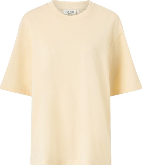 Gina Tricot Topp Basic Oversized Tee Gul