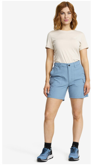 Adventure Cargo Stretch Shorts Dame Captain's Blue/Peyote, Størrelse:M - Dame > Bukser > Shorts