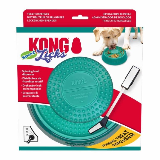 KONG Licks Spinz Slow Feeder Large 20 cm til hunder