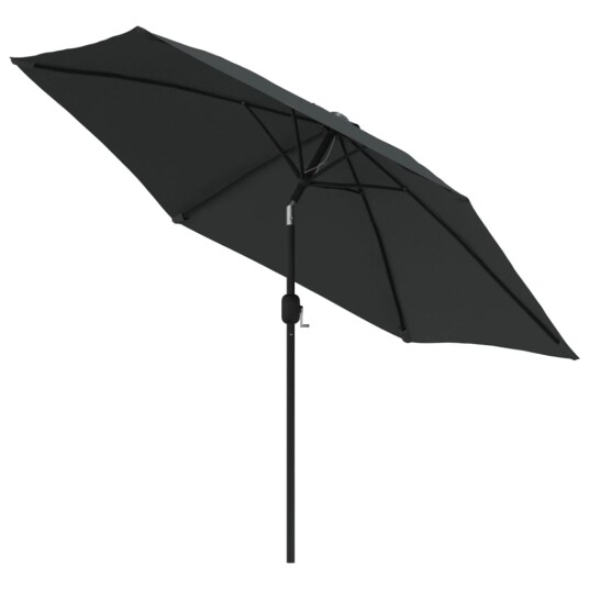 vidaXL Parasoll med metallstang 300 cm antrasitt