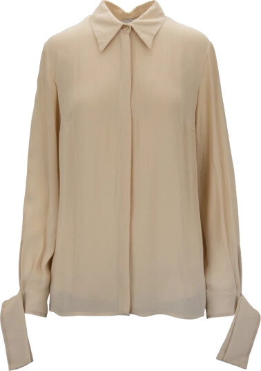 Elisabetta Franchi Dame Bluser & Skjorter Beige S, Elisabetta Franchi Dame Bluser & Skjorter Beige S,