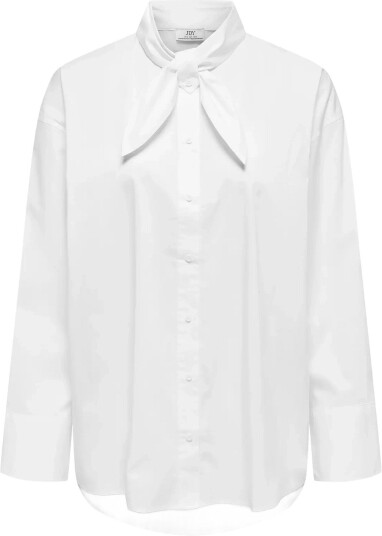 JDY Jdyvita L/S Bow Detail Shirt Wvn CLOUD DANCER L JDY Jdyvita L/S Bow Detail Shirt Wvn CLOUD DANCER L