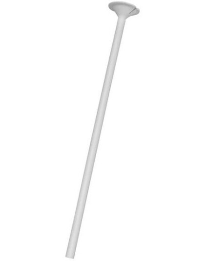 Amscan 100 stk Hvite Ballongpinner av Papir 30 cm Miljøvennlige 9917359