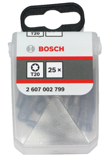 Bosch Accessories Schrauberbits 2607002799 Sekskant Skruetrækkerindsats T 20 1/4