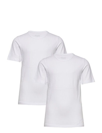 Minymo Basic 32 -T-Shirt Ss (2-Pack) White 152 Minymo Basic 32 -T-Shirt Ss (2-Pack) White 152