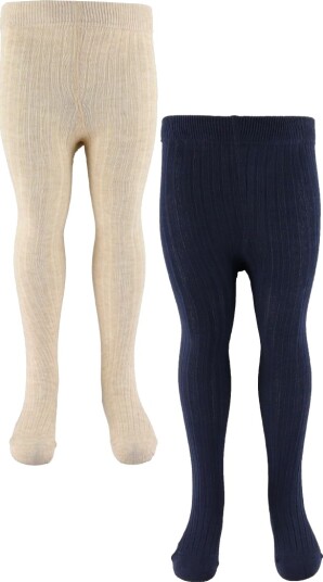 Minymo Stocking - Solid Rib 2-Pack - Multi/patterned - 80\86