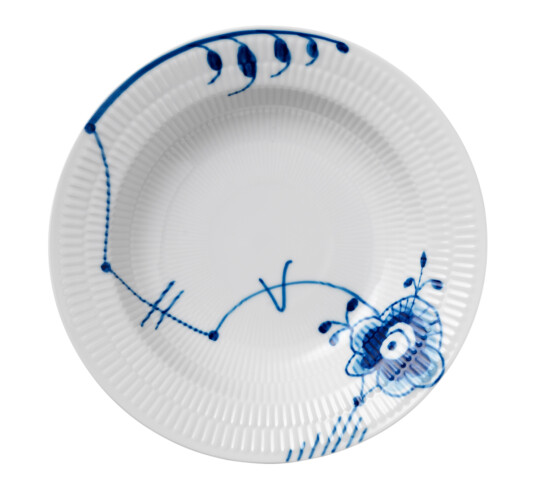 Royal Copenhagen Blue Fluted Mega dyp tallerken Diameter 21 cm