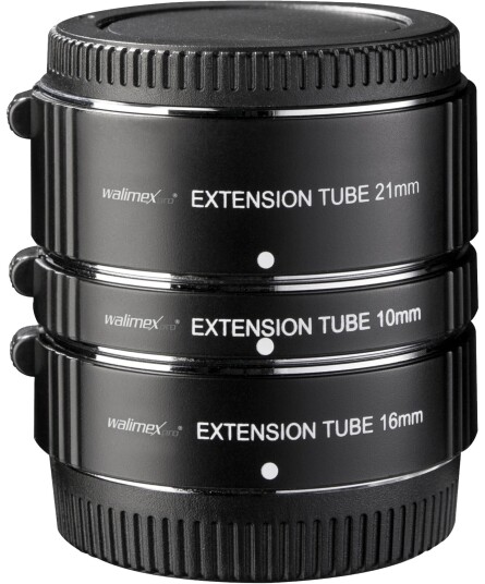 Walimex 21655 Makro mellomringsett - Passer til Fuji X kameraer Walimex 21655 Makro mellomringsett - Passer til Fuji X kameraer