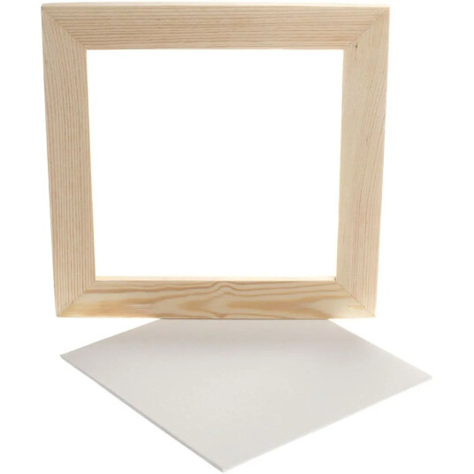 Creativ Company | Treramme m. maleplate 25,8 x 25,8 cm