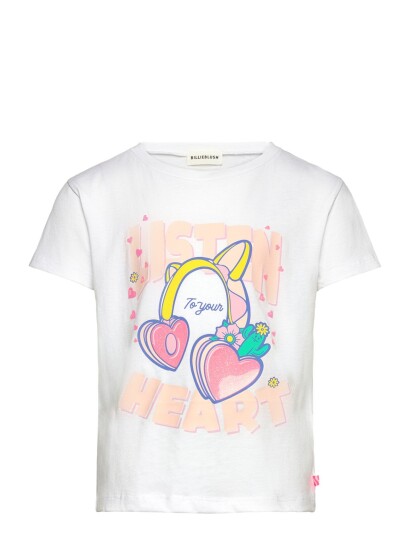 Billieblush Short Sleeves Tee Shirt White 104