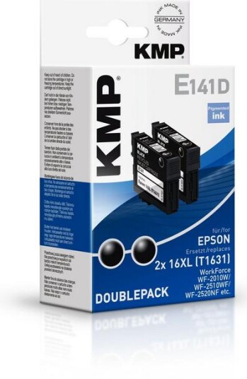Kmp E141d Sort Pigmentbasert Blekk 28 Ml 2 Stykker 500 Sider Multipakke Kmp E141d Sort Pigmentbasert Blekk 28 Ml 2 Stykker 500 Sider Multipakke