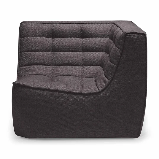 Ethnicraft N701 Hjørne Dark Grey Ethnicraft N701 Hjørne Dark Grey