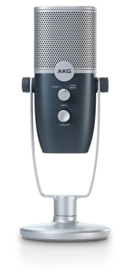 AKG Ara USB Kondensatormikrofon med Cardioid Karakteristikk for Gaming og Podcast, Svart