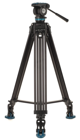 Benro KH26PC Video Tripod Kit m/hode Videostativ kit. Aluminium. Maks 1,84 m