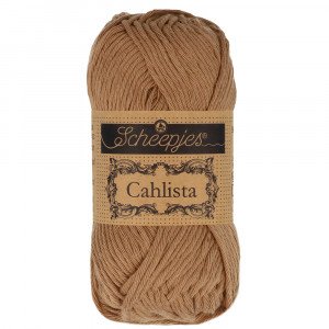 Scheepjes Cahlista Garn Unicolor 503 Hazelnut