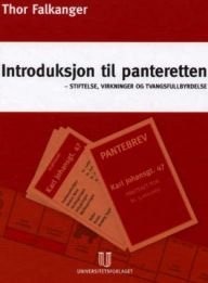 Introduksjon til panteretten: stiftelse og virkninger, herunder om tvangsfullbyrdelse, Pent brukt bok uten markeringer