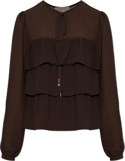 Michael Kors Dame Bluser & Skjorter Brun S,