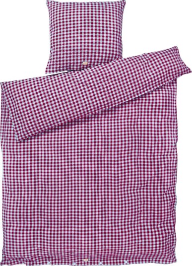 Juna   Bæk&Bølge krepp sengetøy 150x210 cm fuchsia/mint