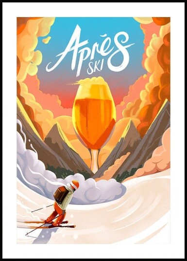 Apres Ski Plakat Plakat / 50x70cm