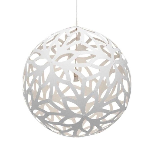 David Trubridge - Floral Pendel Ø120 Hvit 2 Sider